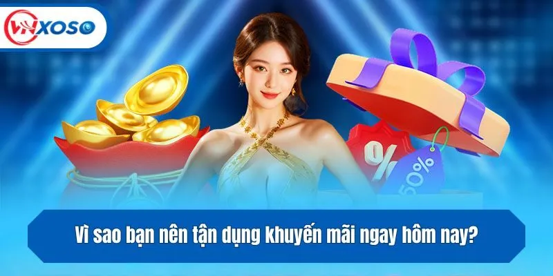 Vì sao bạn nên tận dụng khuyến mãi ngay hôm nay?